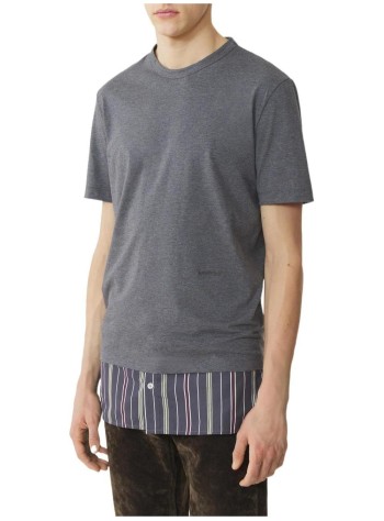lanvin camiseta hombre t-shirt détail chemise - rmts0412j060a26 177 2