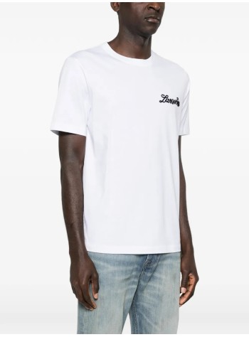 lanvin camiseta hombre embroidered small logo t-shirt - rmts0012j316p26 01 2