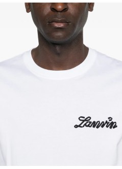 lanvin camiseta hombre embroidered small logo t-shirt - rmts0012j316p26 01