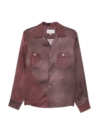 maison margiela camiseria hombre paisley printed shirt - s50dt0083m36040 229s