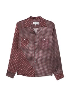 maison margiela shirt manpaisley printed shirt - s50dt0083m36040 229s