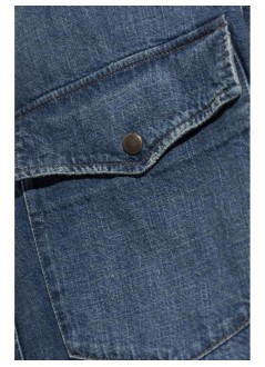 maison margiela camiseria hombre bicolor denim shirt - s50dt0084m30021 964