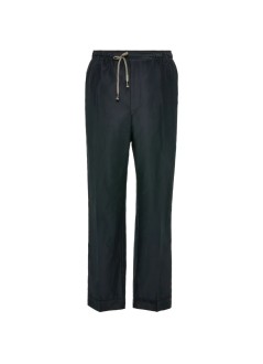 maison margiela pantalon hombre drawstring trousers - s50ka0735m35996 511