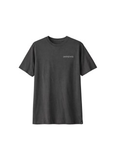 patagonia t-shirt manm's p-6 logo t-shirt - 37882 inbk