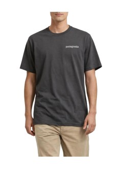 patagonia t-shirt manm's p-6 logo t-shirt - 37882 inbk