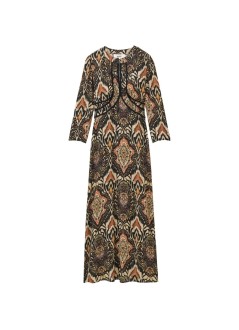 ba&sh vestido mujer dress zonoa - 1h26zono noir