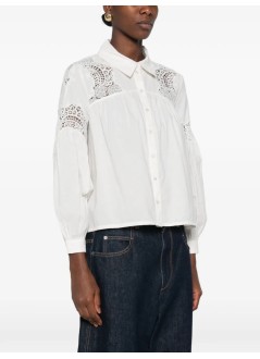 ba&sh t-shirt womanshirt roseanne - 1h26rose ecru