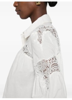 ba&sh t-shirt womanshirt roseanne - 1h26rose ecru