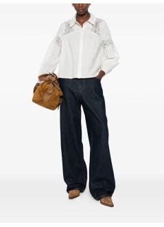 ba&sh t-shirt womanshirt roseanne - 1h26rose ecru