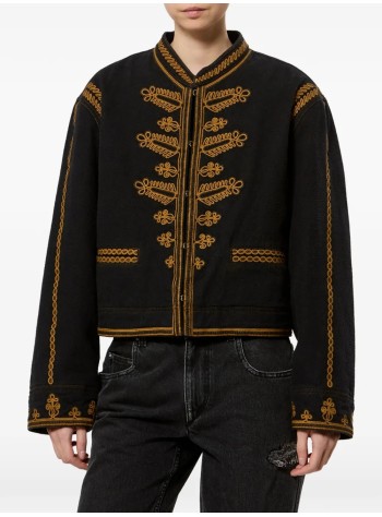isabel marant outerwear womanemalia-gb - 26ave0726fad3h07e 01bk 2