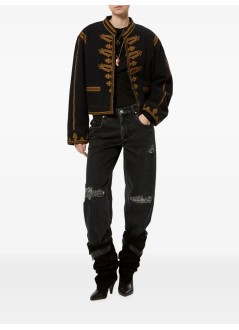 isabel marant outerwear womanemalia-gb - 26ave0726fad3h07e 01bk