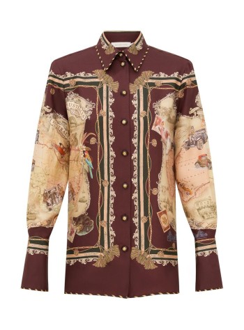 zimmermann shirt womanvaliant twill shirt - 0901tf261 plscf