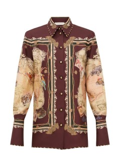zimmermann shirt womanvaliant twill shirt - 0901tf261 plscf