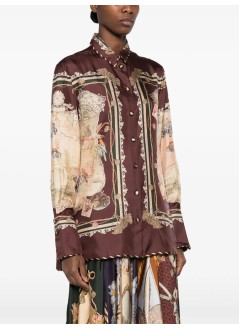 zimmermann shirt womanvaliant twill shirt - 0901tf261 plscf
