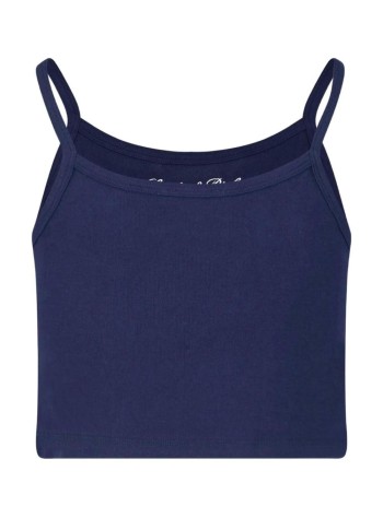 sporty & rich top mujer signature ny box tank - to10873329bl106 3902 2