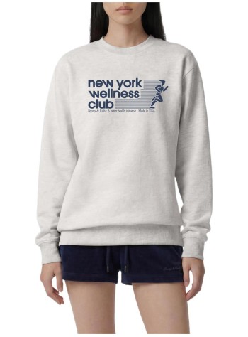 sporty & rich sudadera mujer usa wellness club crewneck - st09873128gy03 19 2