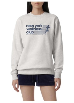 sporty & rich sudadera mujer usa wellness club crewneck - st09873128gy03 19