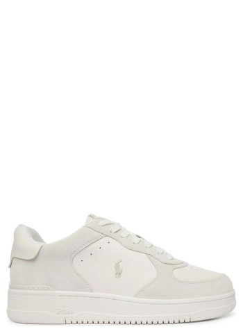 polo ralph lauren sneaker hombre masters crt-sneakers-low top lace - 809p15491001 deckwash white bianco
