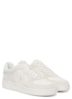 polo ralph lauren sneaker hombre masters crt-sneakers-low top lace - 809p15491001 deckwash white bianco
