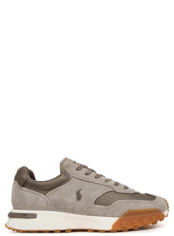 polo ralph lauren sneaker hombre eldridge-sneakers-low top lace - 809p15701003 earth grey bungee cord