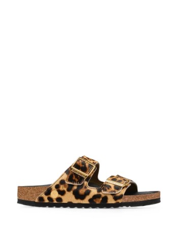birkenstock sandal womanarizona fur - 1032839 leo natural