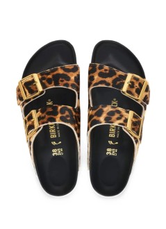 birkenstock sandal womanarizona fur - 1032839 leo natural