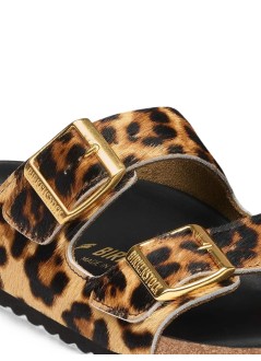 birkenstock sandal womanarizona fur - 1032839 leo natural