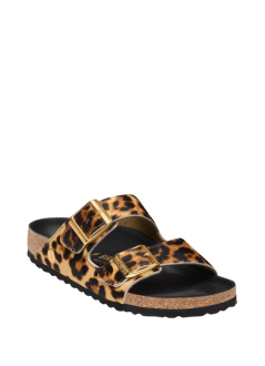 birkenstock sandal womanarizona fur - 1032839 leo natural