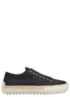 tods sneaker manallacciata corda cassetta pelle 59l - xxm59l0kj30o1tfd17 bianco lana deep navy