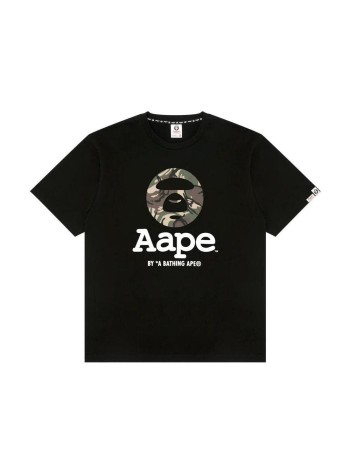 aape by a bathing ape camiseta hombre aape  basic tee - aaptem1640xxqbkx bkx