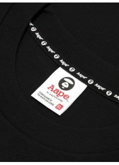 aape by a bathing ape camiseta hombre aape  basic tee - aaptem1640xxqbkx bkx