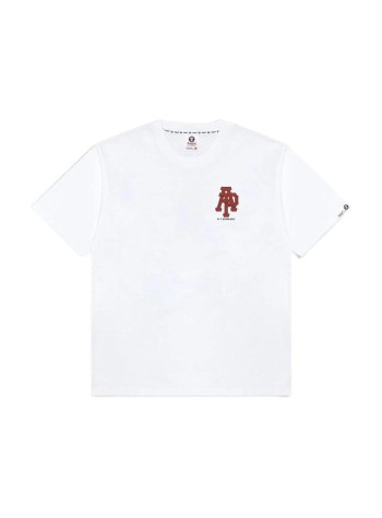 aape by a bathing ape camiseta hombre aape  basic tee - aaptem1842xxqwhx whx
