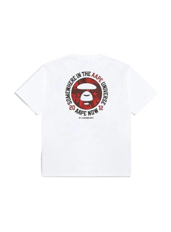 aape by a bathing ape camiseta hombre aape  basic tee - aaptem1842xxqwhx whx 2