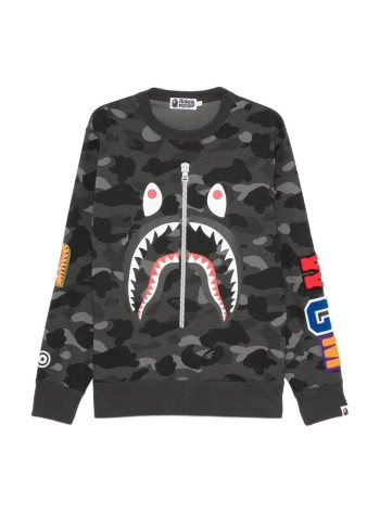 bape sudadera hombre 1st camo college crewneck sweatshirt m - 001swm301009m green