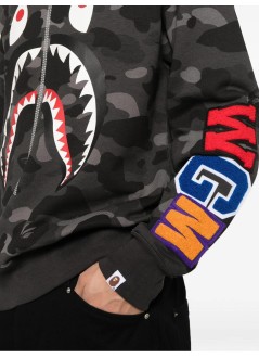 bape sudadera hombre 1st camo college crewneck sweatshirt m - 001swm301009m green
