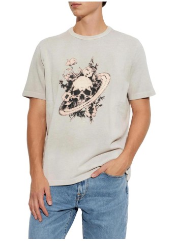 ps camiseta hombre mens regular fit ss tshirt skull floral - m2r220xwp6863 70 2