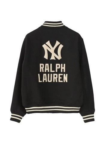 polo ralph lauren outerwear mannt bball kkt-lined-bomber - 710953996500 polo black 2