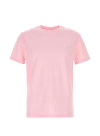 polo ralph lauren t-shirt manshort sleeve custom slim fit cotton t-shirt - 710671438530 bath pink c1730