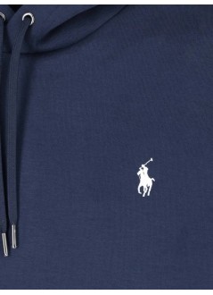 polo ralph lauren sweater manlong sleeve hooded cotton and recycled polyester jumper - 710907092002 aviator navy c1730