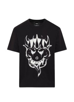 y3 camiseta hombre gfx ss tee - kq8596 black