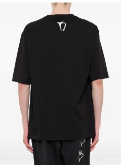 y3 camiseta hombre gfx ss tee - kq8596 black