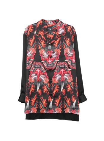 y3 camiseta hombre satin gfx shirt - kq8558 multco