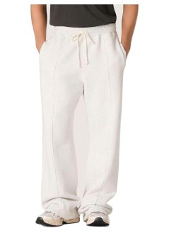 golden goose pant  manstar/ unisex wide jogging back zipped pocket/ heavy fleece/ - gup02714p002425 60665