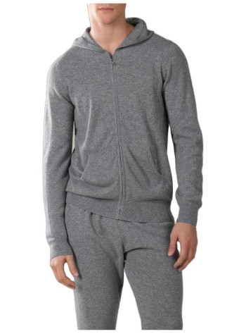 aurélien sudadera hombre cashmere zipper vest - 40231002150004 light grey 2