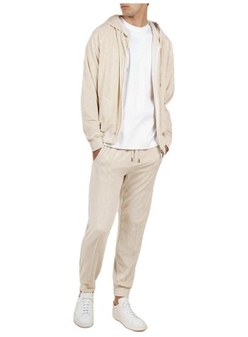 aurélien sudadera hombre terry zipper vest - 20250902080004 beige 2