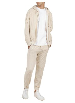 aurélien sudadera hombre terry zipper vest - 20250902080004 beige