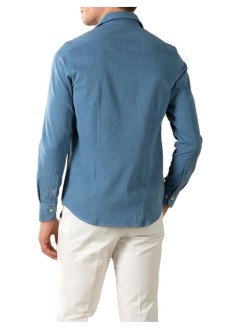 aurélien shirt mandenim shirt - 60230602160000 mid blue