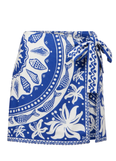 farm rio falda mujer ocean scarf mini skirt - 341966 25066