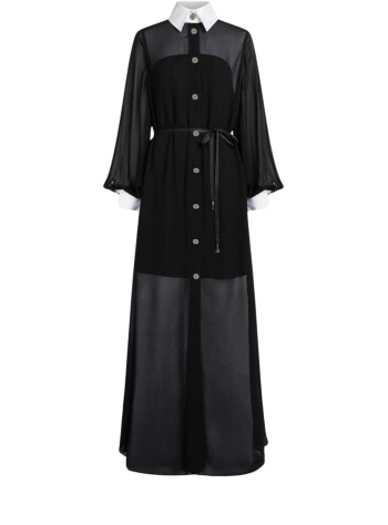 karl lagerfeld dress womanstudio long dress - b4w13056 999