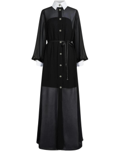 karl lagerfeld vestido mujer studio long dress - b4w13056 999